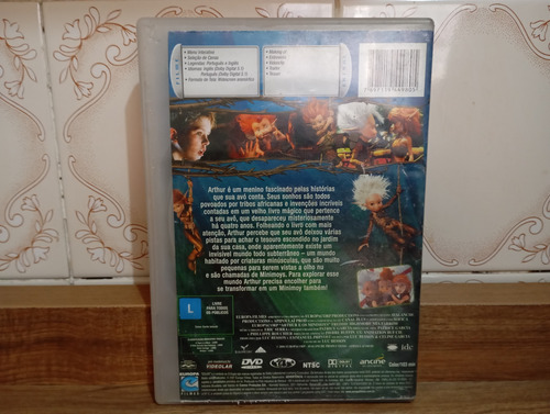 Dvd Filme Arthur E Os Minimoys (duplo Encarte) - Original (Usado)