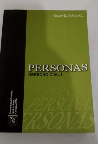 Personas: Derecho Civil I (Usado)