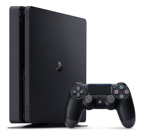 Playstation 4 Slim 1tb + Control Inalámbrico Sony - Negro (Reacondicionado)