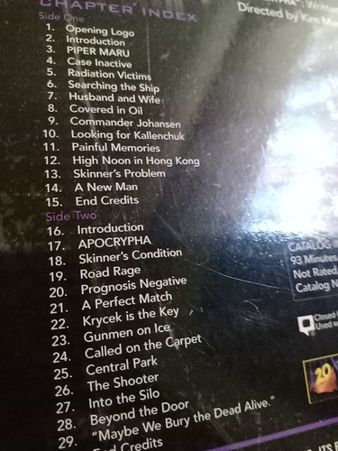 Laserdisc The X-files Expedientes Secretos X Nuevo Sellado
