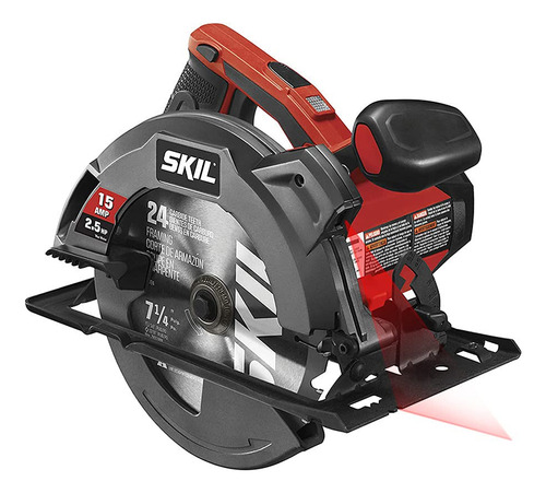 Skil 5280-01 Sierra Circular Con Guía Láser De Haz Único, 15