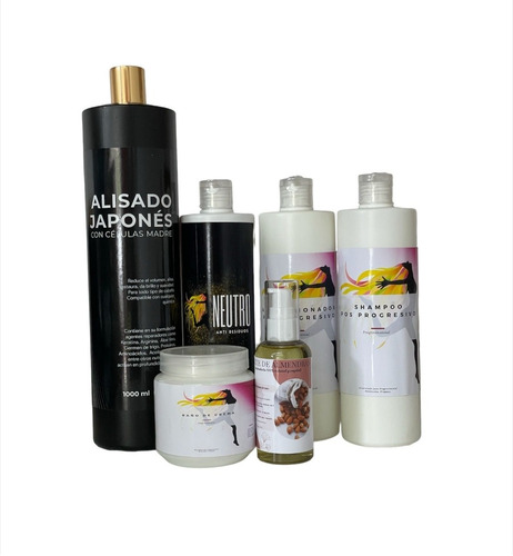 Imagen 1 de 1 de Alisado+shampoo Neutro+ Kit De Mantenimiento 