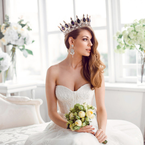 Tiara Crown Vintage Drop Diamond Crown Luxury