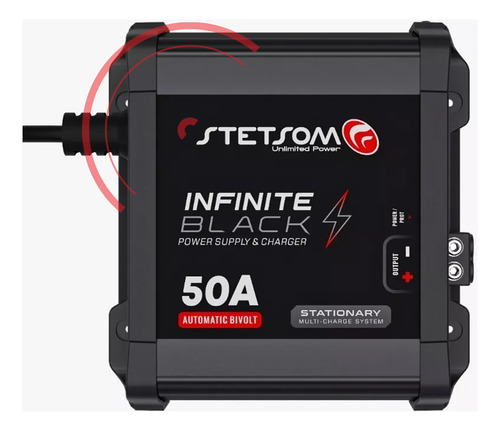 Fonte Carregadora Stetsom Infinite 50 Amperes Bivolt Digital