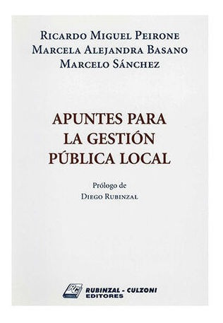 Libro Apuntes Para La Gestion Publica Local Original