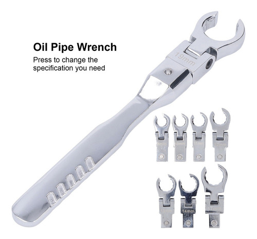 . Llave De Torsión De Cabeza Flexible Giratoria De 180