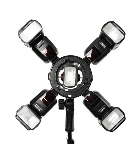 Imagen 1 de 10 de Adaptador P/ Flashes Zapata A Bowens Visico Triopo Tr-05