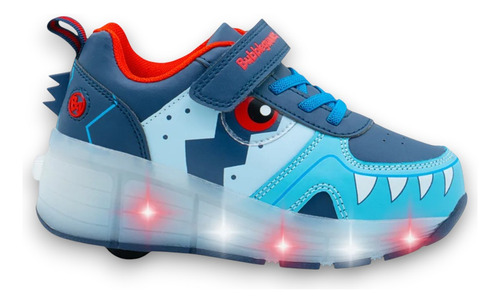 Tenis Patín Niño Bubble Gummers® Zahir Luces Retractil 18-22
