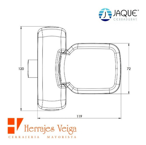 Imagen 2 de 9 de Pad Para Barral Antipanico Jaque Salida Emergencia Puerta..