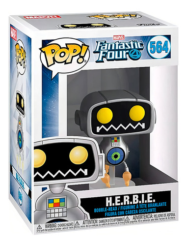 Figura de acción Fantastic Quartet, Marvel H.E.R.B.ie. 564 de Funko Pop.