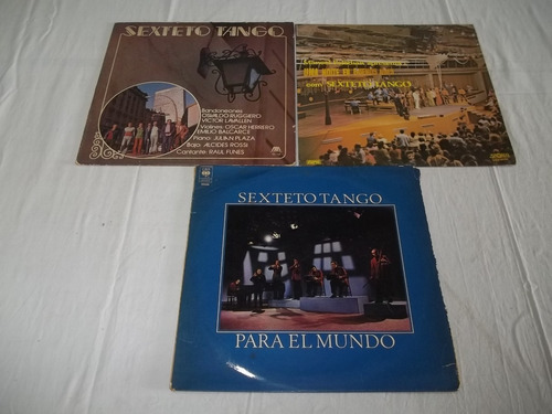 Lp Vinil - Sexteto Tango 3 Discos