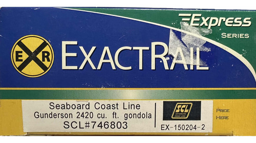 Tren Ho Exactrail Góndola Seaboard Coast Line #746803
