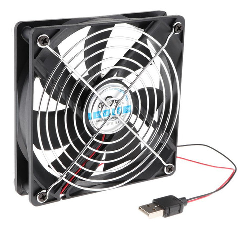 Ventilador Silencioso De 120mm Usb For Router Receptor Dvr