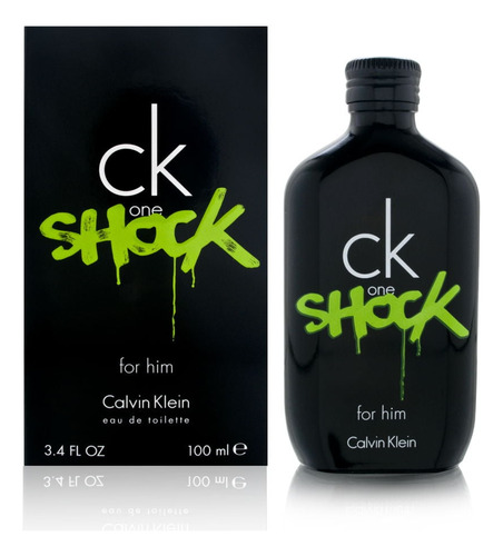 Edt 3.4 Onzas Ck One Shock De Calvin Klein Para Hombre