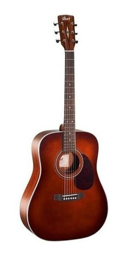 Imagen 1 de 3 de Guitarra acústica Cort Earth70 para diestros brown open pore