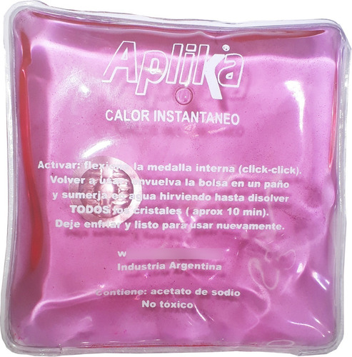 Imagen 2 de 6 de Estufita De Bolsillo - Calor Instantáneo - Deportes - Aplika
