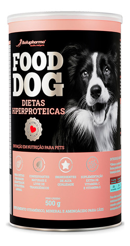 Food Dog Dietas Hiperproteicas Para Cães Botupharma 500g