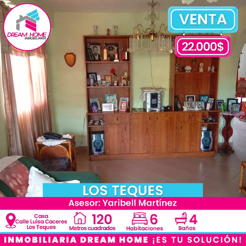 Casa En Venta Sector Matica Abajo, Calle Luisa Caceres - Los Teques.