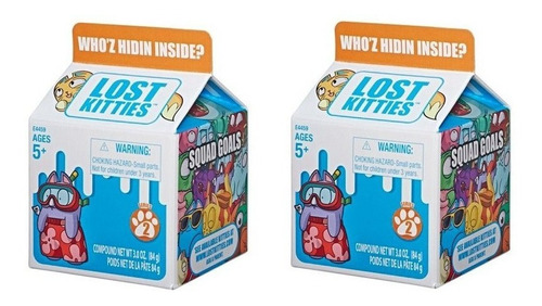 Kit Com 2 Lost Kitties Surpresa Massinha Hasbro
