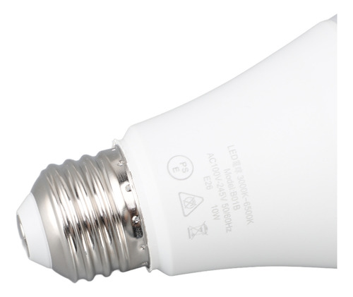 Lâmpada Led Regulável De 800 Lm, Lâmpada 100-245v, Branca, Q