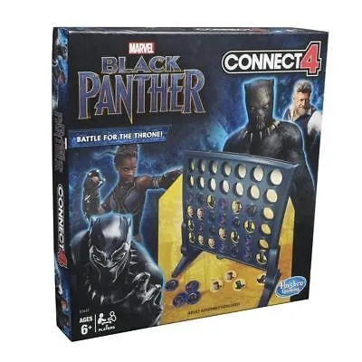 Conecte El Juego De 4: Edición De Pantera Negra