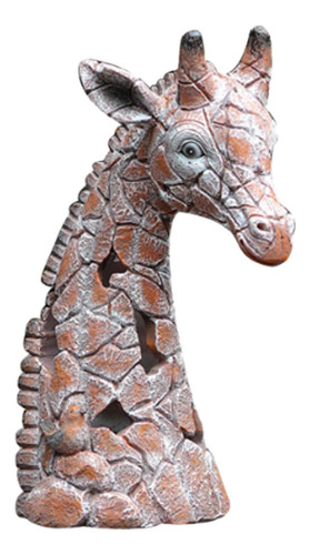 Estatua De Jardín De Jirafa, Estatuilla Jirafa Cuello Largo