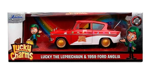 Ford Anglia 1959 Lucky Charms Con Figura 1:24 Jada Nuevo