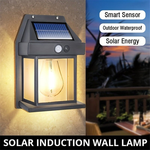Lámpara Solar De Filamento De Tungsteno Impermeable Para Ext