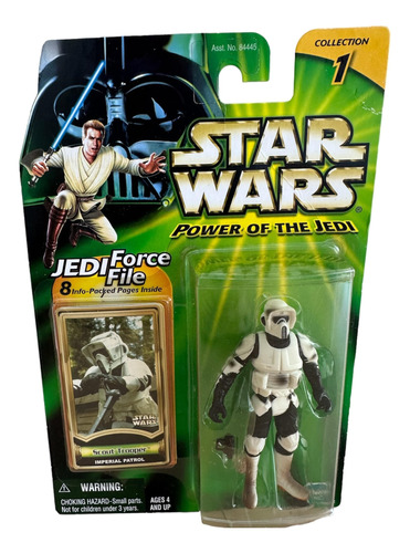 Figura De Acción De Star Wars: Power Of The Jedi Scout Tro.