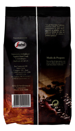 Café Torrado e Moído Tradicional Nova Suissa Pacote 500g