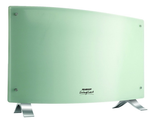 Imagen 1 de 10 de Vitroconvector Calefactor Curvo 2000w Peabody Pe-vqm20 Negro