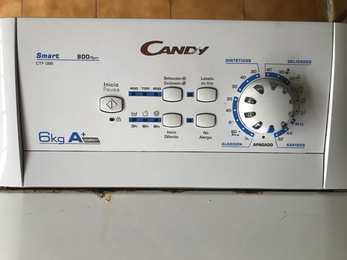 Lavarropas Candy 6kg 800 Rpm (anda Perfecto! - En Funcionam)