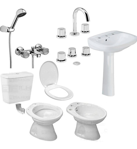 Juego De Baño Combo De Sanitarios Roca Capea Griferia Oferta