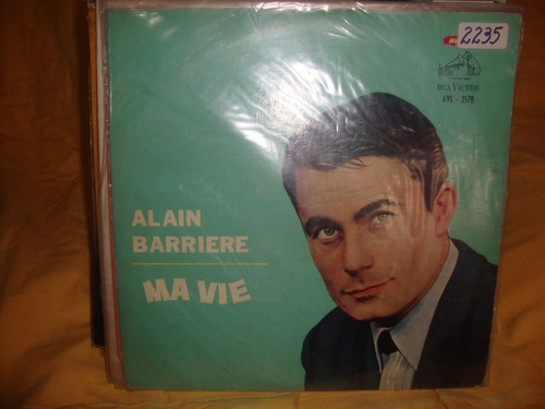 Vinilo Alain Barriere Ma Vie Si2