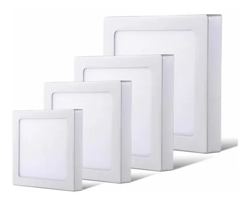 comprar Lampara Panel Spot Led Superficial 24w Cuadrada
