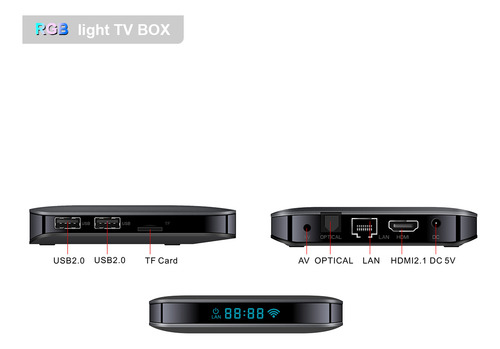 Decodificador De Tv Android A95x W2, Decodificador De Red 4k
