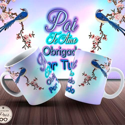 Estampas Corel Dia Dos Pais Editáveis Sublimação Mockups