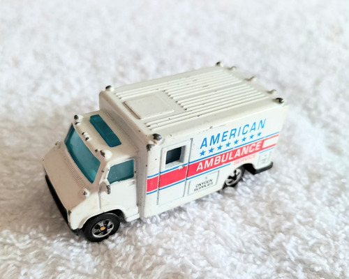 American Ambulance, Mattel, Hot Wheels, 1988, E47