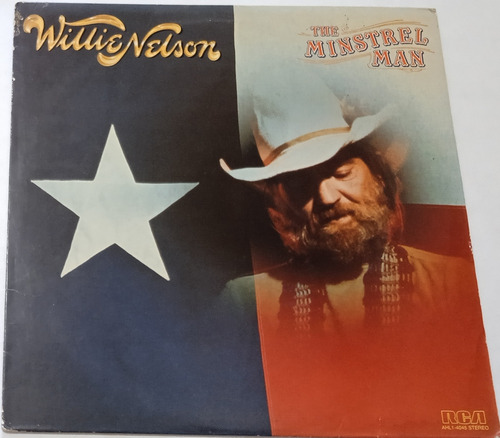 Willie Nelson - The Minstrel Man Lp Vinil En Mb Estado