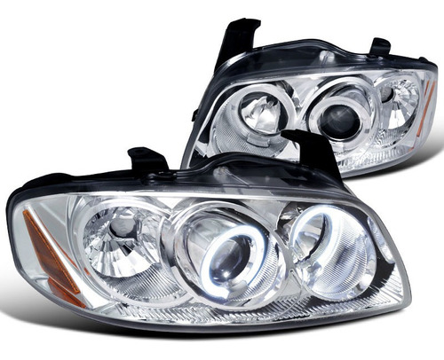 Farola Nissan Sentra B15 2004 2006 - Drl Led + Ojo De Angel