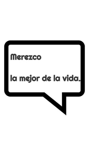 Merezco Lo Mejor En La Vida Diario De Manifestaciones Diseño