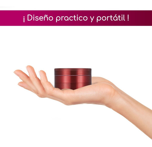Imagen 6 de 9 de Grinder Metálico Moledor De Hierba 7 Colores 55mm Diámetro