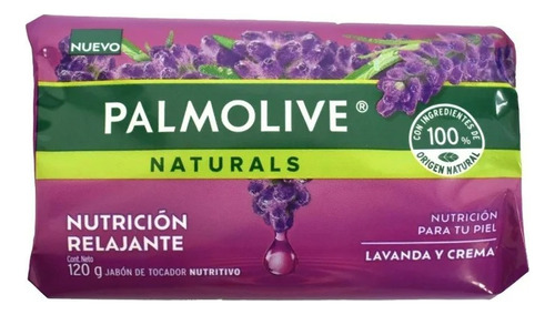 3 Pza Jabón De Tocador Palmolive Naturals Lavanda Y Crema 12