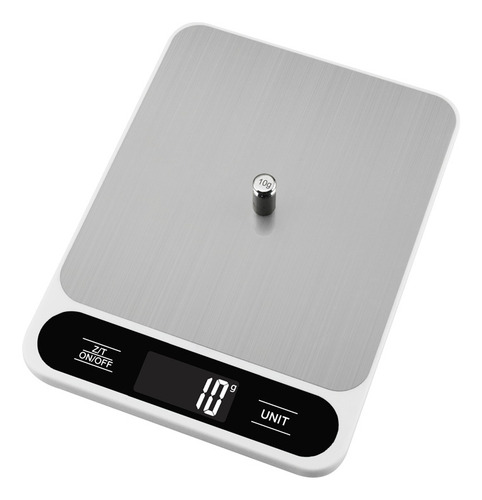 Báscula Digital De Cocina Blanca (batería) De 5 Kg De Precis