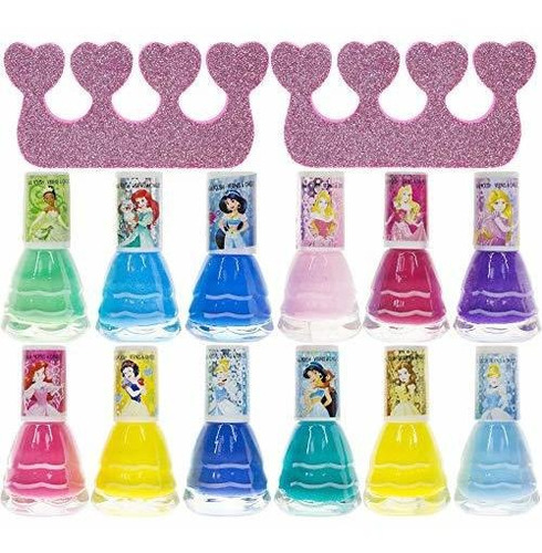 Townley Chica Disney Princesa Peeloff Esmalte De Uñas Set De