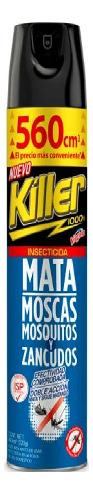 Insecticida Killer 560cc, Mosca Y Zancudos (3uni)super