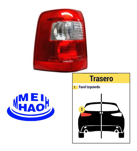 Farol Foco Izquierdo Trasero Ford Ecosport 2005 Fume
