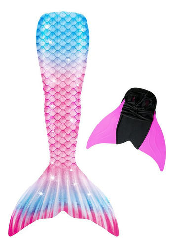 La Cola De Sirena Nadadora Para Niñas Puede Añadir Una Aleta