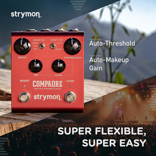Pedal Strymon Compadre: Compresor Y Boost Para Guitarra