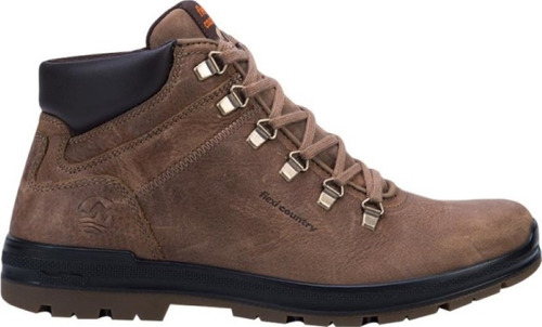 Botin Montaña Hombre, Ocre, Explorador Y Comodo, Piel/textil